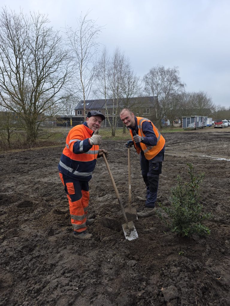 Aanleg groene wal Steenbrugge