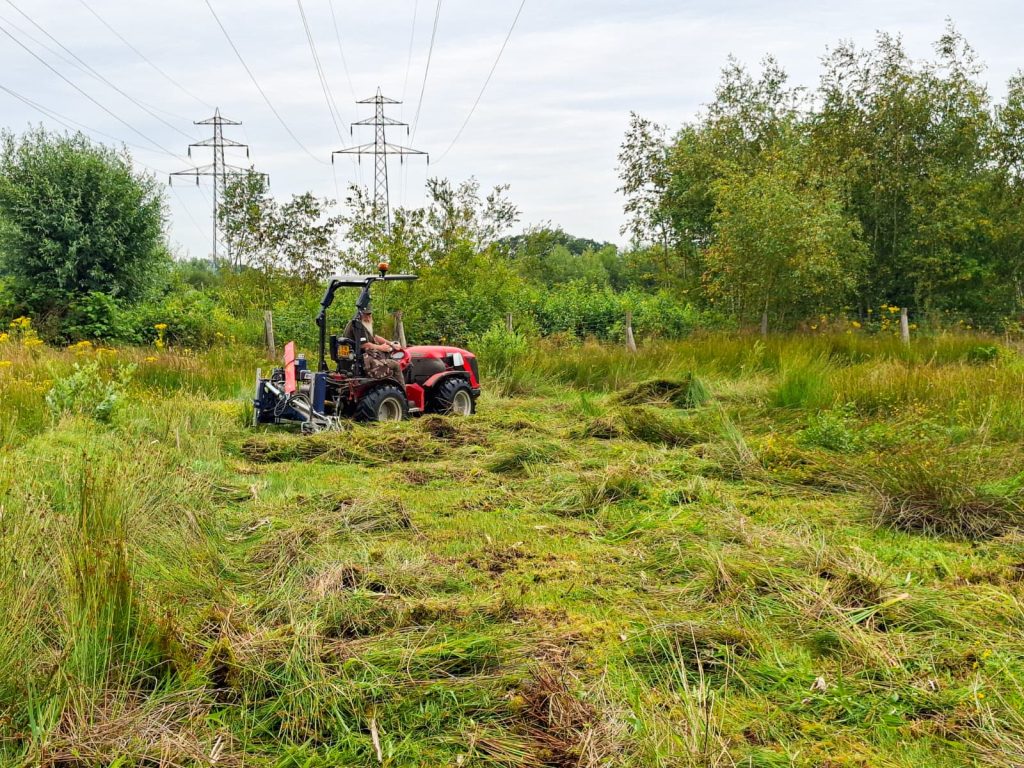 Maaien in Zandweteringspark